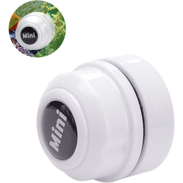 Mini magnetisk akvariebørste - Akvarierenser - Bærbar (hvid)