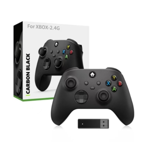 Trådløs Xbox-controller kompatibel med Xbox One, Xbox Series X, Xbox Series S, Xbox One X/S, Xbox Elite Series, Windows-spilcontroller Black