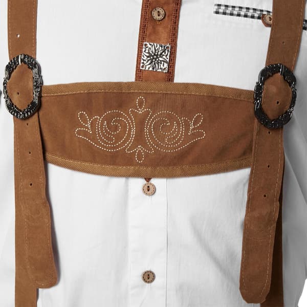 tectake Lederhosen Steigerwald Brun Brown M