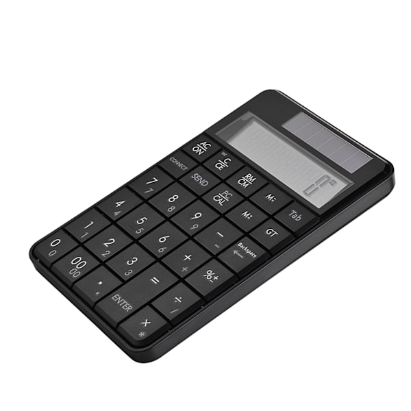 Mini 2.4G USB Trådløst 2 i 1 29 Taster Numerisk Tastatur Tastatur og Lommeregner med LCD-Skærm
