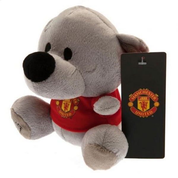 Manchester United FC Timmy Bear Plysjedyret En Størrelse Grå/Rød Grey/Red Grey/Red One Size