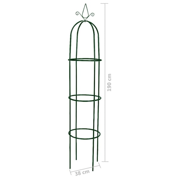 vidaXL Växttorn 2-pack green 2960