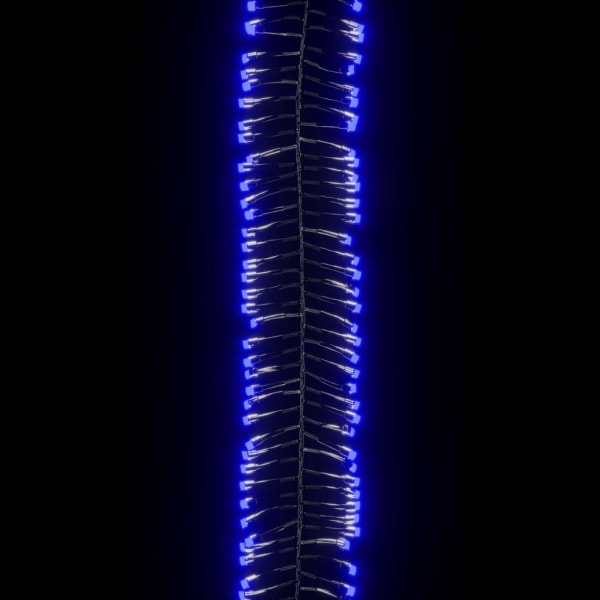Ljusslinga med 1000 LED-kluster blå 11 m PVC