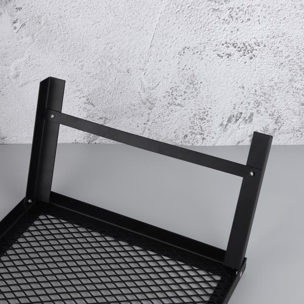 Fällbart bord för utomhuspicknick, camping och grill, järnnätbord -X76-