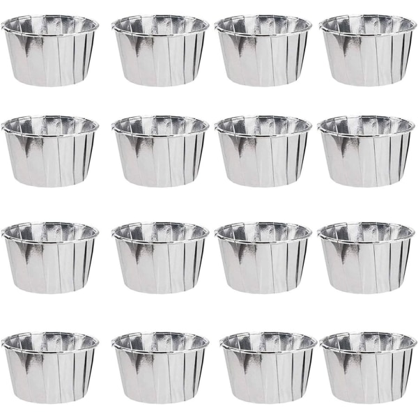 50 Pieces Aluminum Foil Baking Molds,Cupcake Boxes, Mini Cupcake