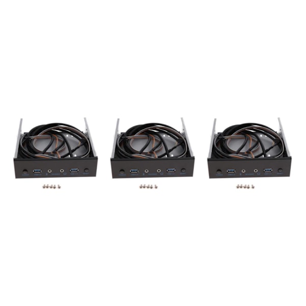 1/2/3 USB3.0 2-porters optisk enhet frontpanel USB-hub + HD 3Set