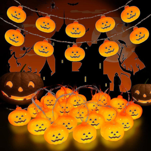 Halloween-valosarja, 20 lediä Halloween 3d-kurpitsavalosarja