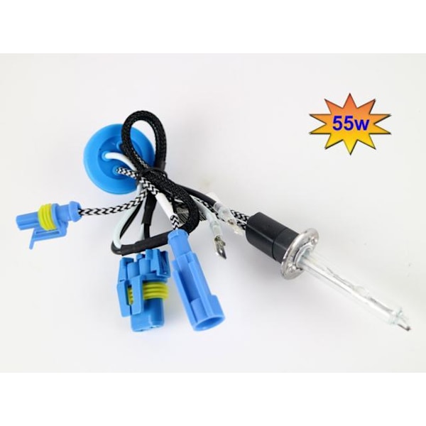 Xenon-lamput 55w H1 6000K 3-pakkaus HID xenonlamput MultiColor MultiColor H1 6000k