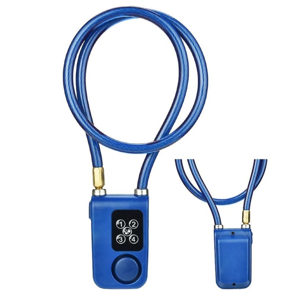 Vandtæt tyverisikret Bluetooth-kompatibelt smart kodeordlås cykeldørsalarm hængelås
