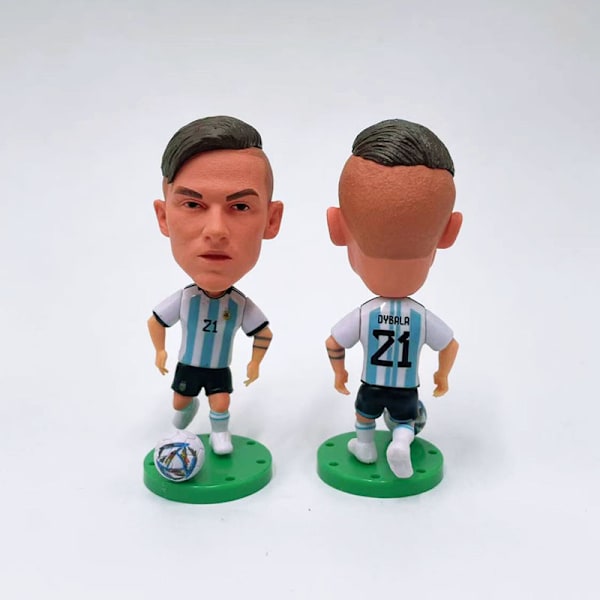 Real Madrid Paris Dukke Ornament Modell Dekoration til Skrivebordet Dybala