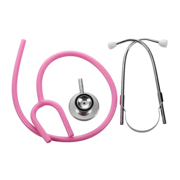 Pro Dual Head Emt Stetoskop För Läkare Sjuksköterska Vet Student Hälsa Blod Rosa blå