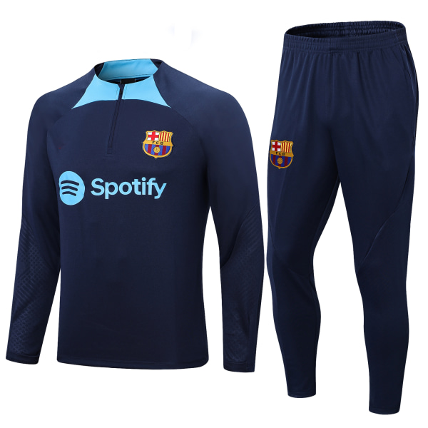 23-24 Barcelona Royal Længærmet Jersey Træningsoverall Behagelig 16#
