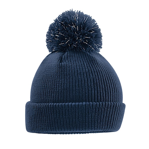 Beechfield Barn/Barn Reflekterande Beanie One Size Fransk Marinblå French Navy One Size