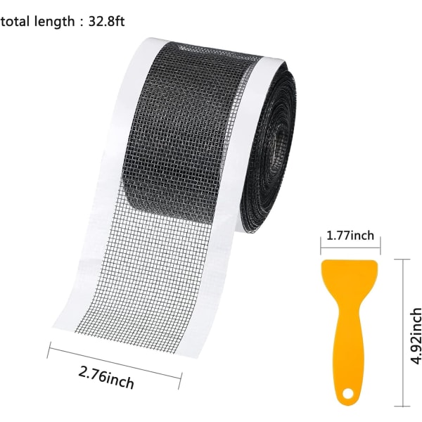 1. rulle, bredde 70mm*10m, fnugfilter, selvklæbende køkkenafløb