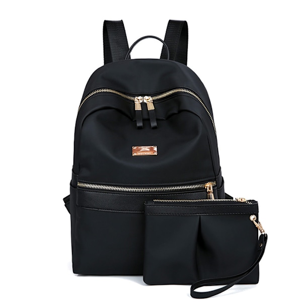 Casual Shoulders Ryggsäck 2PCS Reseryggsäck College skolväska för kvinnor tjej K