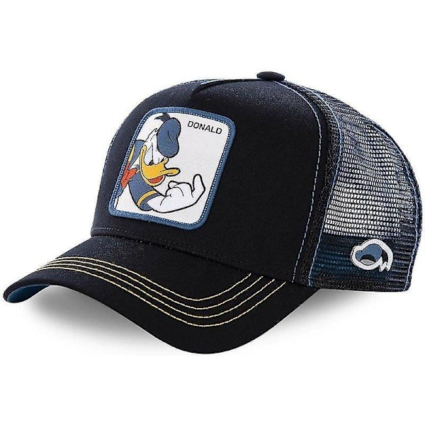 Mickey Snapback Bomull Baseball Cap & Dad Mesh / Trucker Hat DONALD DUCK BLACK