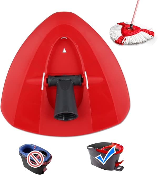 Rød Spin Mop Erstatningsbase for Viledas Mop, Triangel Spin-FA-