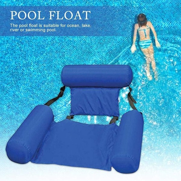 Uppblåsbara vattenhängmattor flytstolar för pool och strand