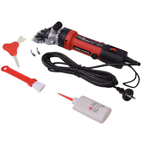 vidaXL Fårtrimmer set 7 delar 550 W 3540