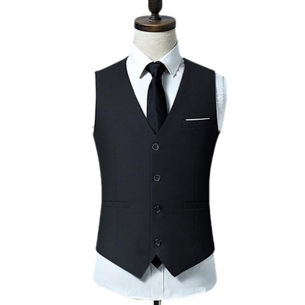 Suit vest til mænd Business suit vest til mænd sort