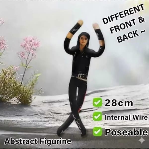 Michael Jackson Funny Doll Plush Bendable Plush Abstract Doll Bendable MJ Plush Toys Music Fan Gift-FA-