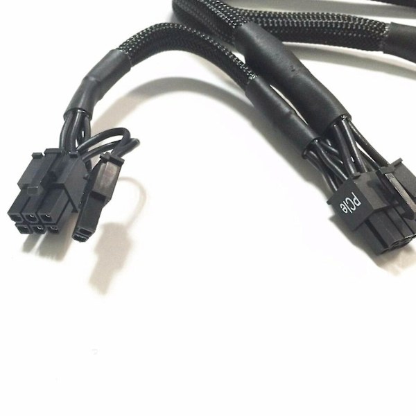 Pci-e 8-pin til dobbel 6+2-pins modulær strømforsyningskabel for Corsair Rm1000x