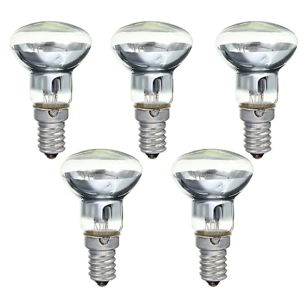 Ersatningslampe til lavalampe E14 R39 30W Spotlight Skru i pære Klar reflektor Spot Light Pærer La  [dB} Transparent