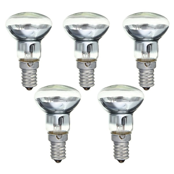 Reservepære til lavalampe E14 R39 30W Spotlight Skru i glødelampe Klar reflektor Spot Light Bulbs La  [dB} Transparent