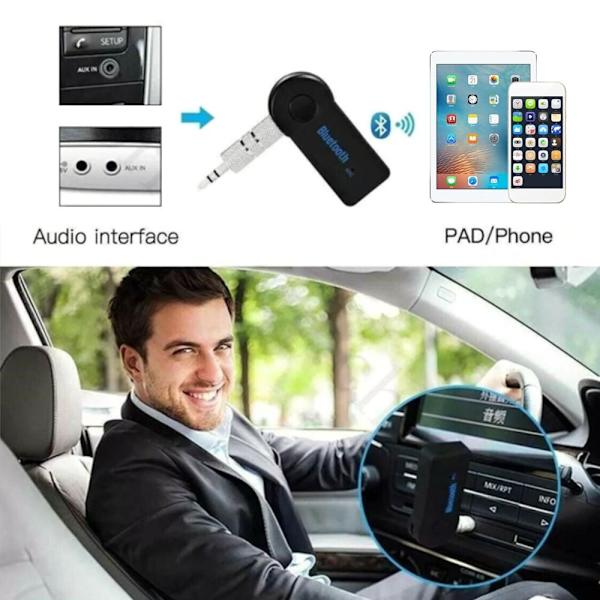 Bil Bluetooth-mottagare Musikadapter Bilstereo Aux