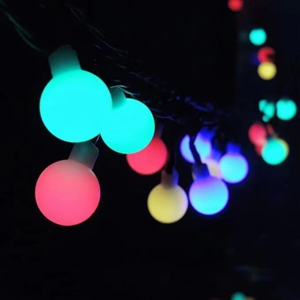 LED solcellsspiraler (1 st, 20 lampor