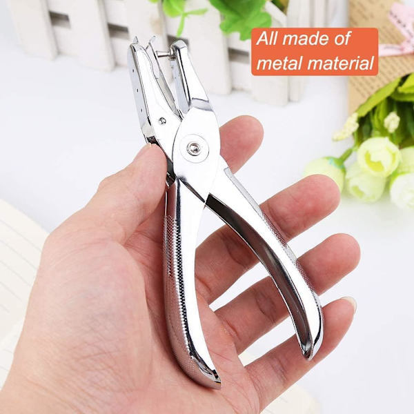Enhålsstans, 3 mm metall, 6 mm rund hålstans, kontor
