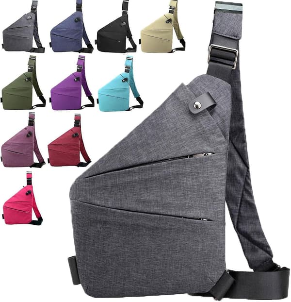 Tyverisikker Crossbody Rejsetaske til Kvinder - Sikker og Stilfuld-FA-