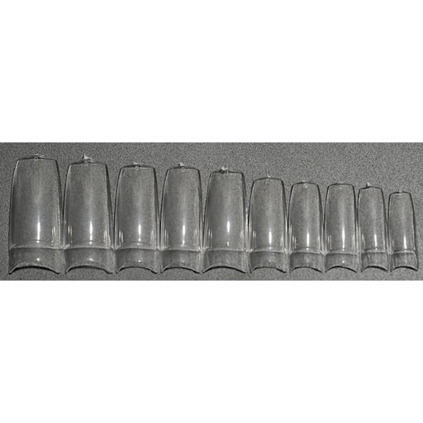 500 stk negltips tips løsnegler akryl negltips white