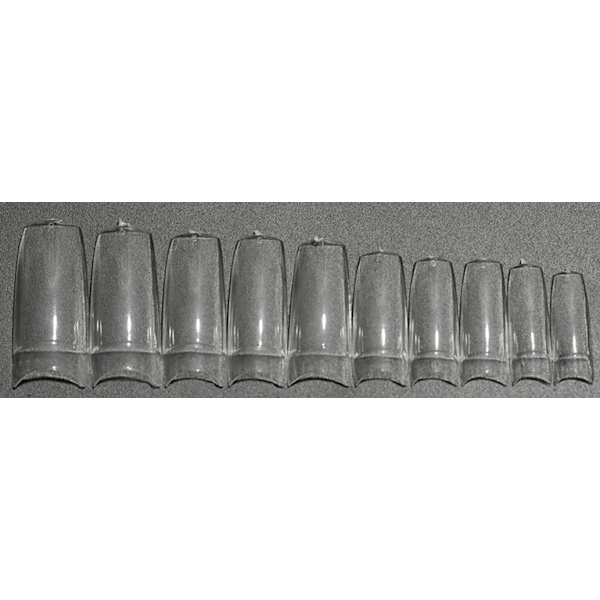500st nageltippar tippar lösnaglar akryl nageltips white
