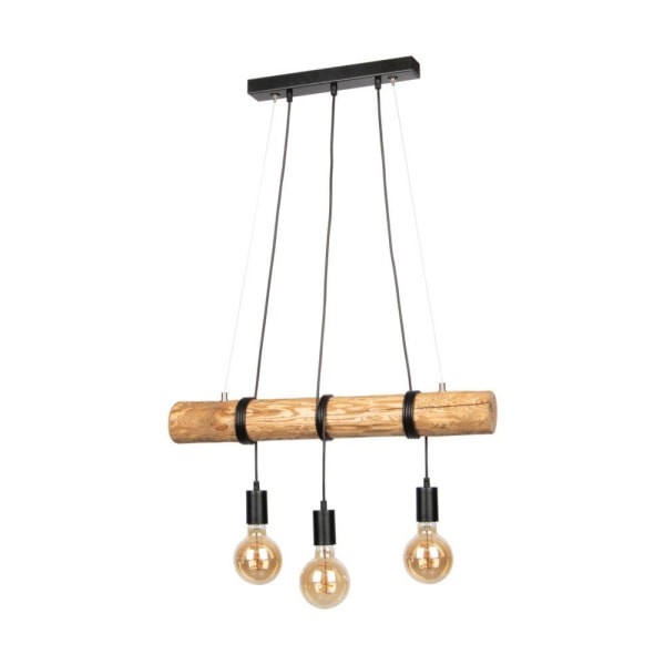 Tongo Pendellampe 3xe27 Maks.60W svart/svart PVC/svartfarget t