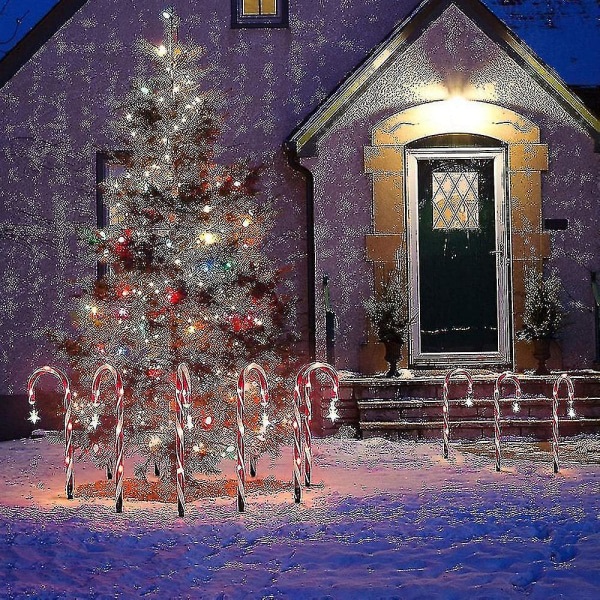 Utendørs julebelysning 8 julegodterilys Sol Chris