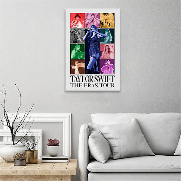 Gåvor Posters Heminredning Taylor Swift The Eras Tour Väggkonst World Tour Filmaffisch Oinramad[C] 40x60cm