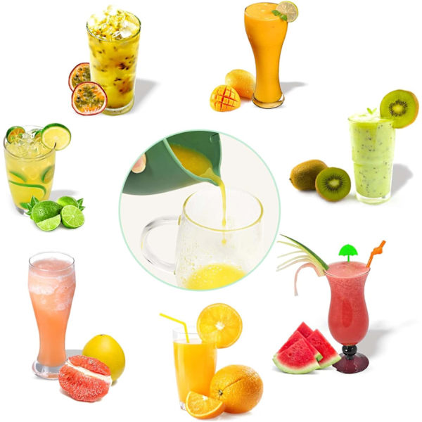 Bærbar manuel juicer, to-vejs hurtig pres mini manuel citron