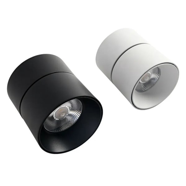 Hotell 25W LED-spotlight Roterbar White shell white light 6000K