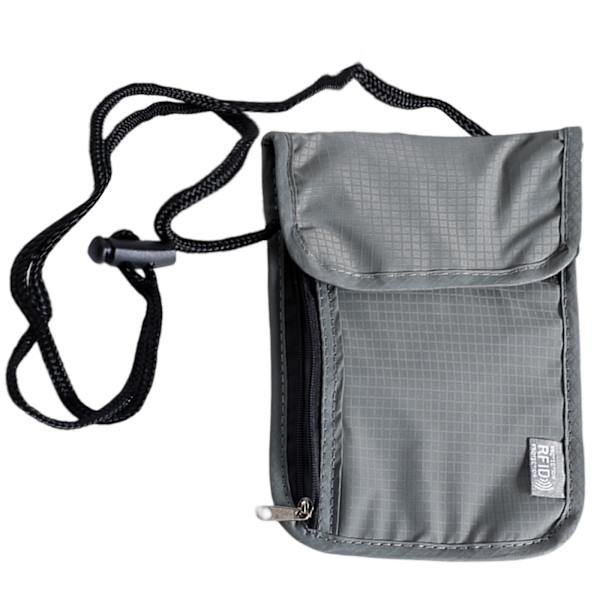 Bröstficka med RFID-skydd, nylon, vattentät och lätt, unisex reseväska Stöldskyddspasshållare