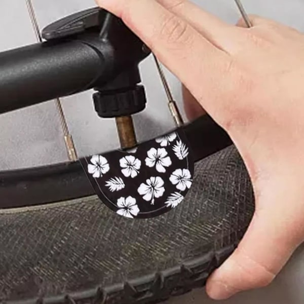 Ilmaventtiilin tarra - Koristeellinen venttiilin tarra - Vedenkestävät itseliimautuvat PVC-venttiilin tarrat, venttiilin suojus harjoitteluun b b b