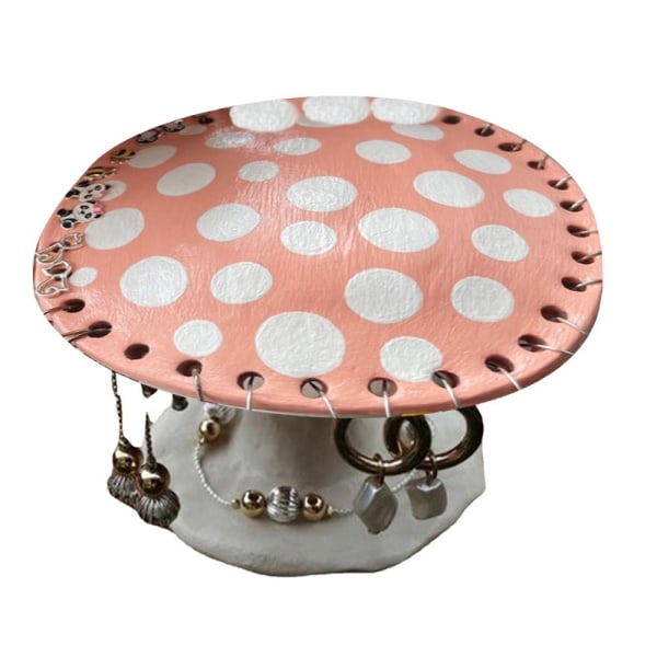 Svampe Ørering Holder Stativ Organizer ROSA Pink