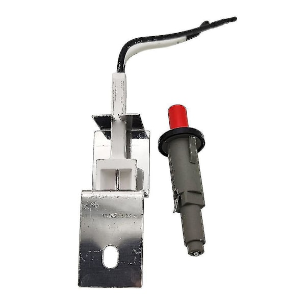 Piezoelektrisk tenner monteringssats, gnisttenningssats montering med ledning for Weber Q100 Q200 Q1000 Q2000 for grill reservedeler