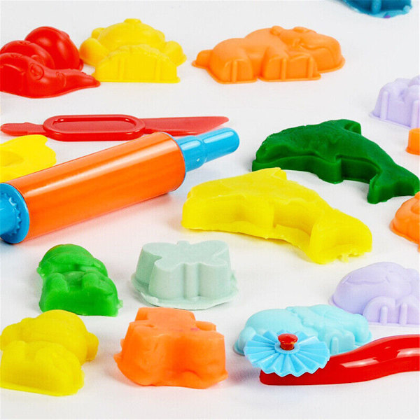 26 stk. Kid Play Doh Værktøjssæt Sæt Form Håndværk A