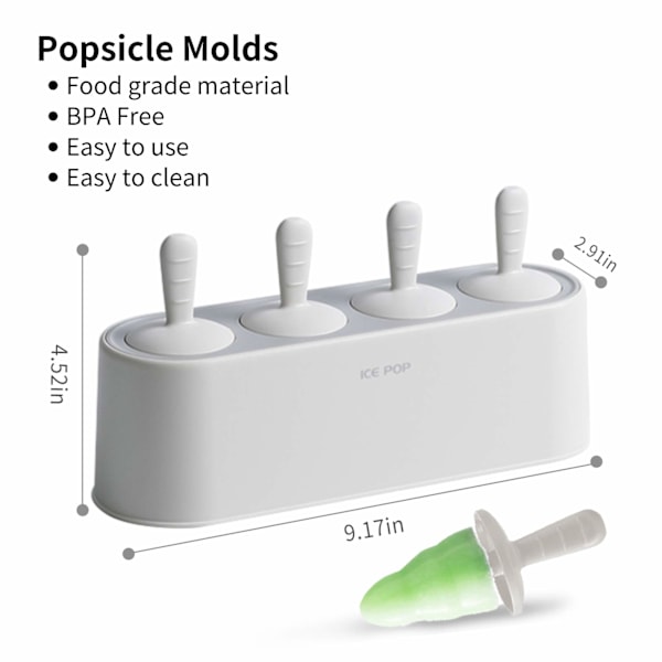 Silikon Popsicle Formar Cartoon Form, Baby Popsicle Formar BPA
