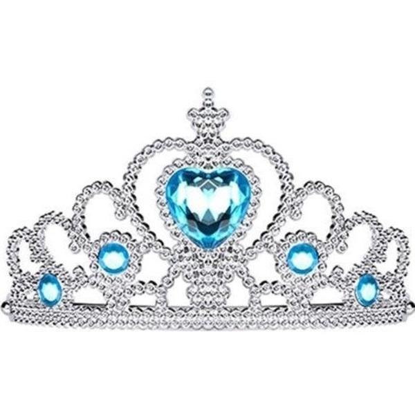 Elsa Prinsessklänning + Tiara/Fläta/Handskar-FA- 100 cl