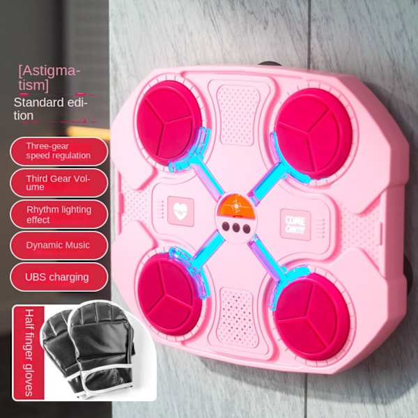 Smart Musik Boxningsmaskin Boxningsvägg Target ROSA UTAN pink pink Without Bluetooth-Without Bluetooth