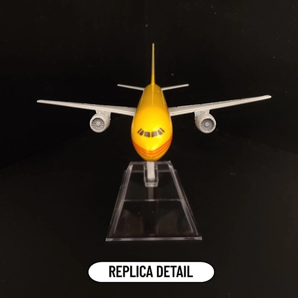 1:400 Skala Metal Flyplan Replika DHL Boeing 757 Flyplan Diecast Model Flyplan Kontor Dekoration Miniatyrleksaker för Barn - Perfekt Present 12.Lufthansa A380