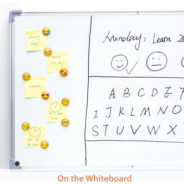 Emoji Magnet Kylskåpsmagnet Dekorativ Whiteboard Klassrumsskåp