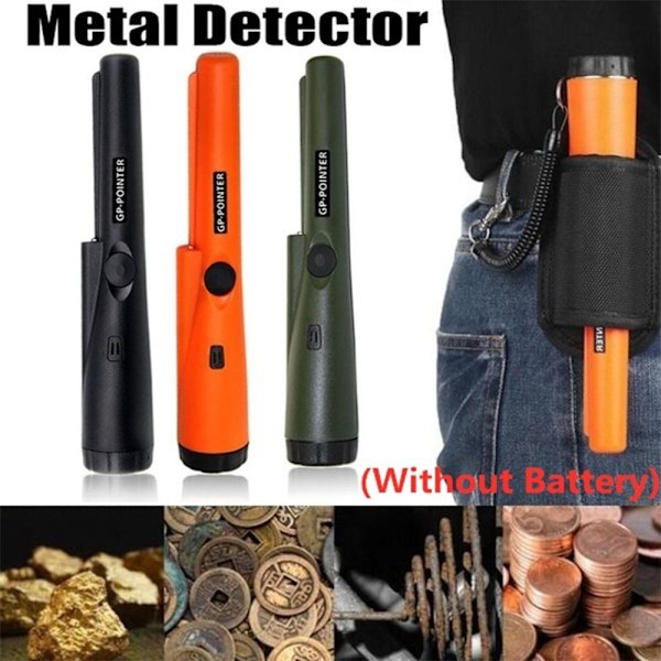 Metaldetektor Guldsökare SVART Black